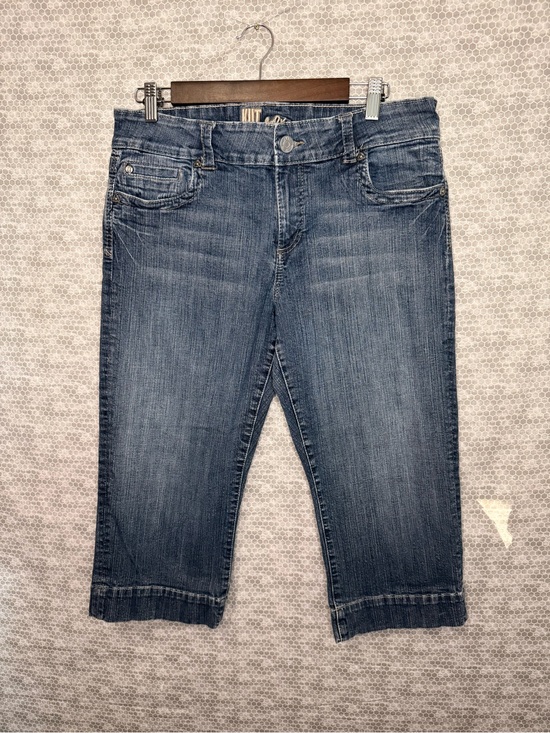 Kut from the Kloth Denim - KUT from the cloth Women 12 Blue Denim Capri Jeans Mid Rise Stretch 5-Pocket